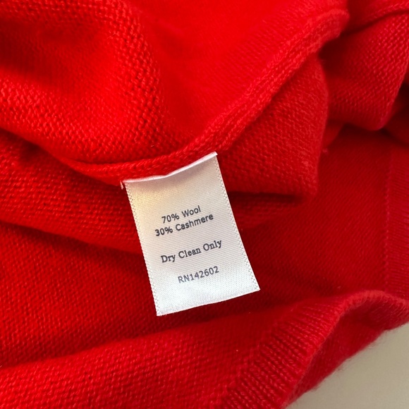 NWT Sail to Sable Red Bell Sleeve Sweater Dress | Size Large - Picture 9 of 9